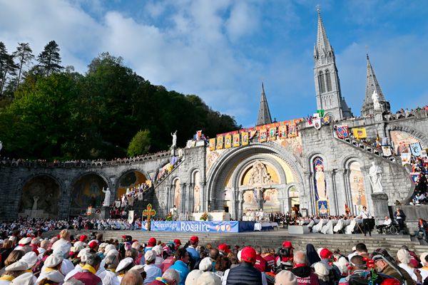 Messe d'ouverture du Pèlerinage du Rosaire sur le thème 